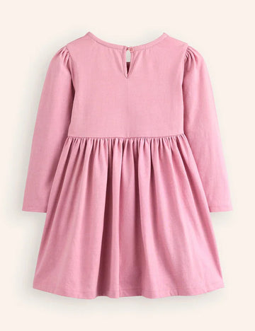 Nellie Appliqué Flare Dress